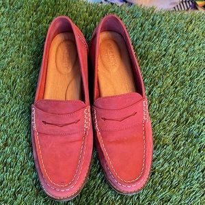 Sperry suede penny loafers sz 7.5